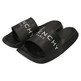 [Gebraucht] GIVENCHY　 Sandalen mit Logo-Design (Schwarze Farbe) Schwarz