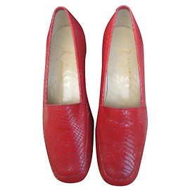 Autre Marque Mocassini dolci 37 VINTAGE ▾ 1980 Rosso
