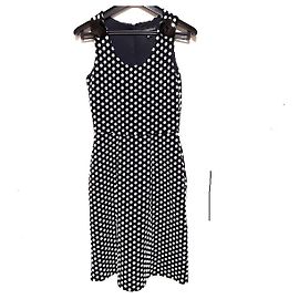 [Usado] Talla de vestido Emporio Armani 38 S Damas-Negro x Blanco Negro Blanco