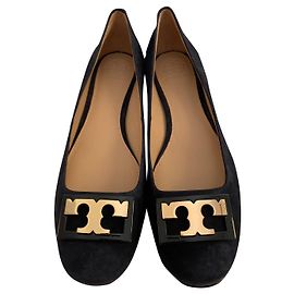 Tory Burch Gigi navy blu suede pumps Navy blue
