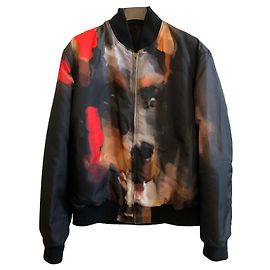 Givenchy Wendbare Bomberjacke aus Nylon Schwarz