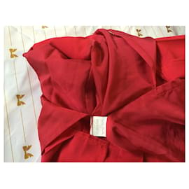 Balenciaga-Robe en laine Balenciaga-Rouge