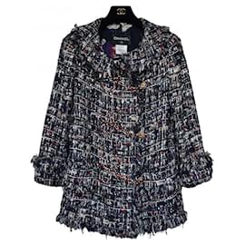 Chanel-8500 € Lesage Tweed Jacket-Multiple colors,Navy blue,Dark blue