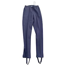 Balenciaga-Pantalones, polainas-Azul marino