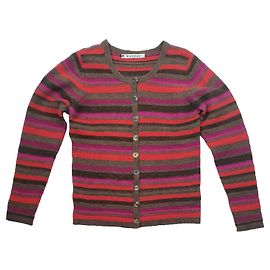 Autre Marque Mansted Cardigan mehrfarbig aus Lammwolle Mehrfarben