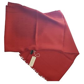 Autre Marque Bvlgari Seidenschal Rot Rot