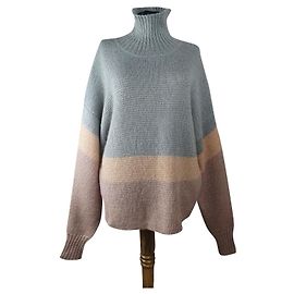 Dagmar Pullover aus Kid Mohair Mischung XL Mehrfarben