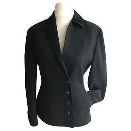 Barbara Bui Schöne schwarze taillierte Jacke Schwarz