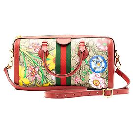 Gucci Ophidia GG Flora Kofferraum Rot Mehrfarben