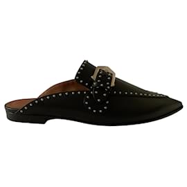 Givenchy Elegant mules in black studded leather Black