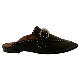 Givenchy Mules élégantes en cuir clouté noir Noir