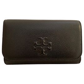 Tory Burch Thea crossbody wallet bag Black