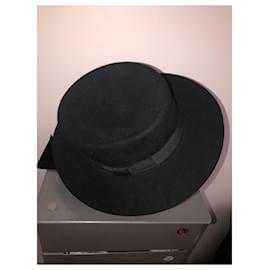 Saint Laurent-Hats-Black