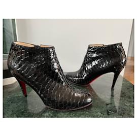 Christian Louboutin-Beautiful Crystal Python-Black