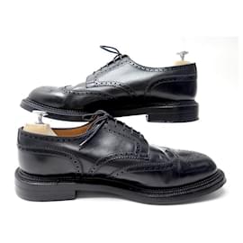 JM Weston-JM WESTON TRIPLE SOLE SHOES 590 11.5D 45.5 lined LEATHER STEP-Black