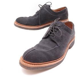 CHAUSSURES HESCHUNG DERBY CHASSE SAULE 37 4 EN DAIM GRIS +BOITE SUEDE SHOES Gris