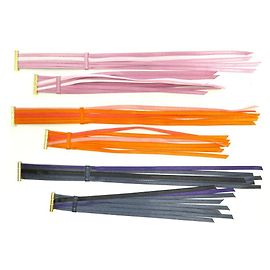 NUOVO LOTTO 3 BRACCIALI BOUCHERON PER OROLOGIO REFLET IN TESSUTO ROSA ARANCIO E GRIGIO Multicolore