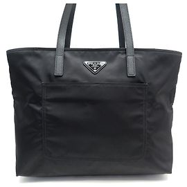 NOVA BOLSA PRADA CABAS tote 1BG052 BOLSA NOVA DE NYLON PRETA Preto