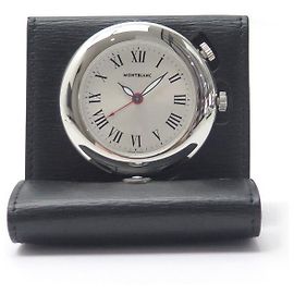 NEUE MONTBLANC REISEUHR 7056 45MM QUARZ REISEUHR Silber