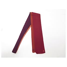 Hermès-LAÇO DE MALHA DE SEDA NOVA HERMES 4 NOVO TIE RED TRICOLOR SEDA TIME-Outro