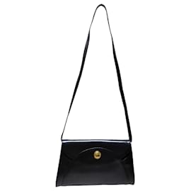 Lanvin-Lanvin Black Leather Crossbody Bag-Black