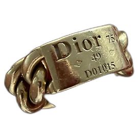 Dior Gourmette Ring Gelbgold Größe 49 Gold hardware
