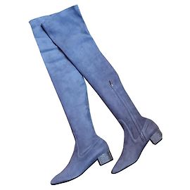Rene Caovilla stivali al ginocchio 4 cm nuovi Grey