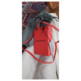 Balenciaga-Handbags-Red