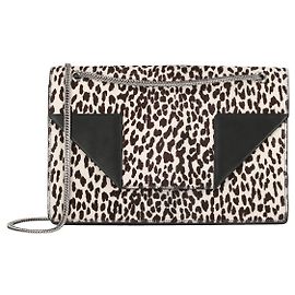 Saint Laurent Borsa a tracolla Betty Leopard Multicolore