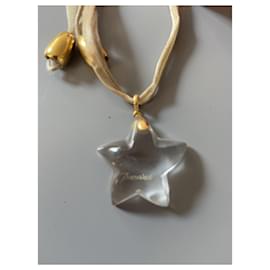 Baccarat-Crystal star-Gold hardware