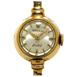Rolex White Orchid Watch White Golden