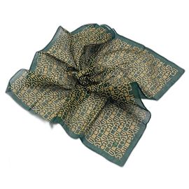 Foulard Rolex monogramma  verde Verde