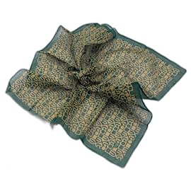 Foulard Rolex monogramme vert Vert