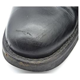 Ann Demeulemeester-[Used] Ann Demeulemeester 18ss PLAIN LEATHER SHOES Ann Demeulemeester leather shoes-Black