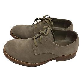Used] Ann DEMEULEMEESTER Suede Leather Shoes Beige 37 Beige