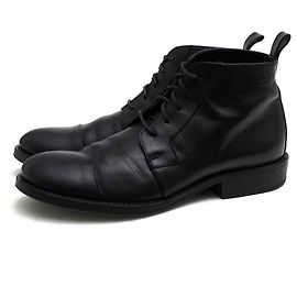 [Used] Ann Demeulemeester lace-up boots cowhide calf Black