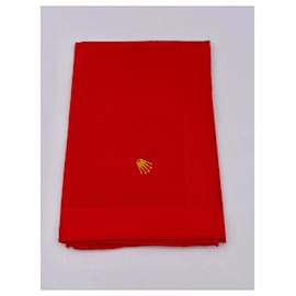 Rolex-Rolex handkerchief 100% new red cotton-Red
