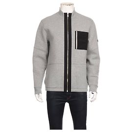 Barbour Grey Marl Jacket Black Grey