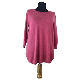 Peter Hahn Pullover aus Kaschmir und Seide Rosa Pink Andere