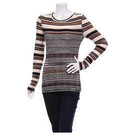 Pull long Missoni en laine et viscose multicolore Multicolore