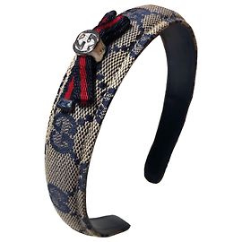 Gucci Haarschmuck Blau Beige Marineblau