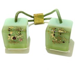Louis Vuitton Haarwürfel Grün