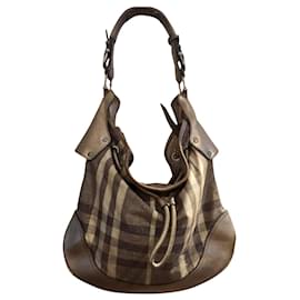 Burberry-Vintage Burberry slouch bag, Hobo Bag-Multiple colors,Metallic