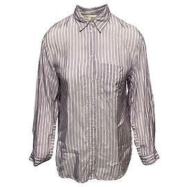 Camisa a rayas Maje en viscosa multicolor Otro Impresión de pitón