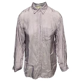 Maje-Maje Striped Shirt in Multicolor Viscose-Multiple colors