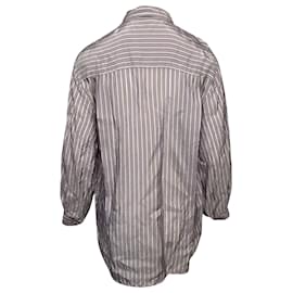 Maje-Maje Striped Shirt in Multicolor Viscose-Multiple colors
