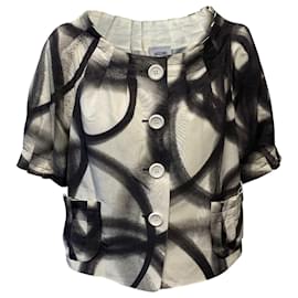 Blusa Moschino Cheap and Chic Button-down in cotone multicolore Altro Stampa python