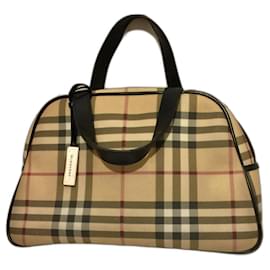 Burberry-Sac à main vintage nova check à poignée sur le dessus-Multicolore