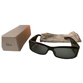Occhiali da sole Christian Dior Neri Argentati Plastica Nero Argento