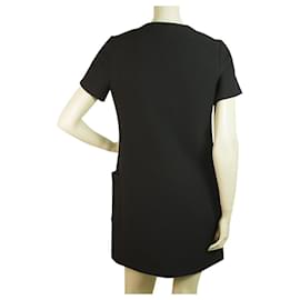 Autre Marque-Kendall + Kylie Safari Front Lace-Up Dress Mini Length Short Sleeves dress Sz XS-Black